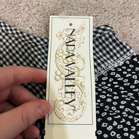 Napa Valley Sleeveless Mixed Pattern Midi Dress - Picture 5 of 9